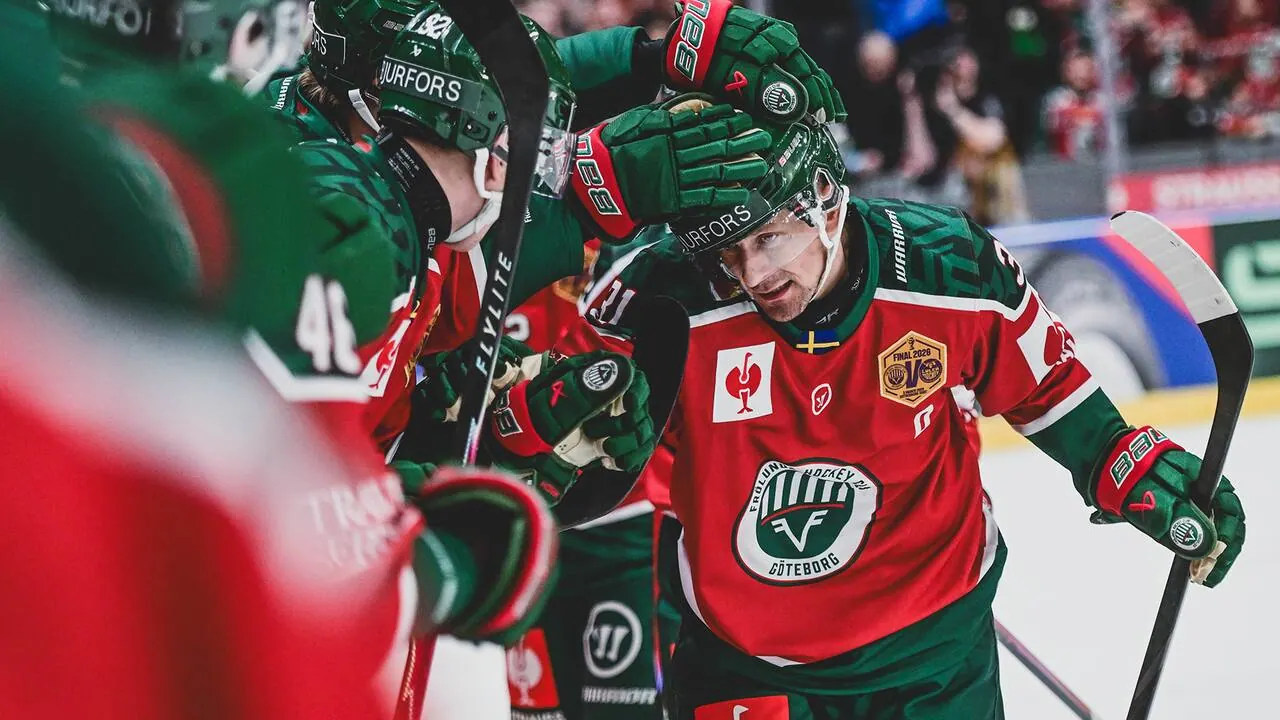 Frölunda – Bordeaux, bild från Viaplay