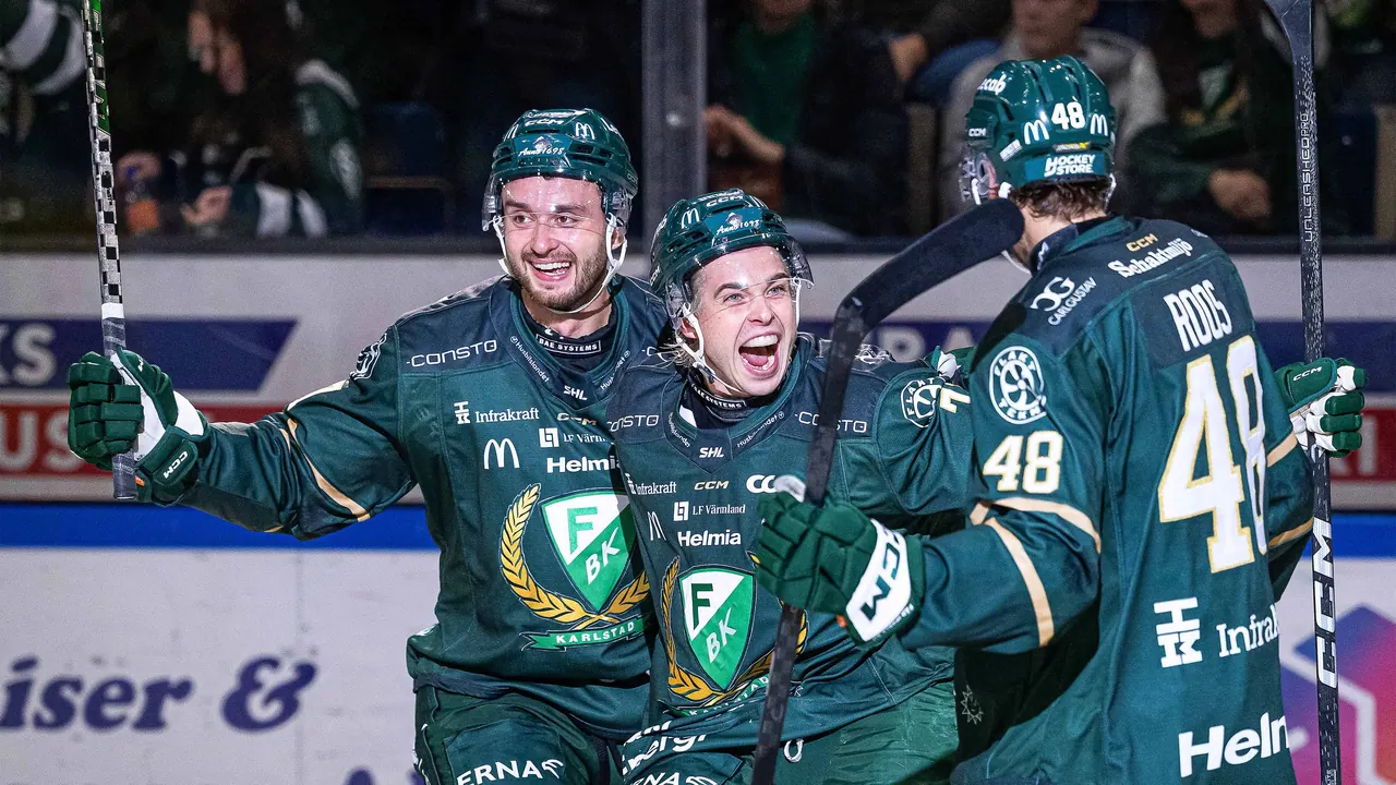 Färjestad – Malmö, bild från TV4 Play+
