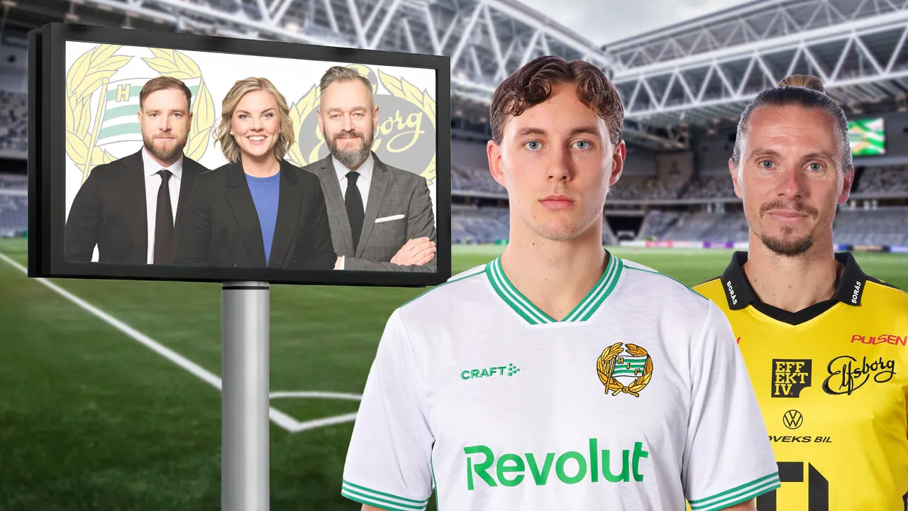 Hammarby – Elfsborg, bild från TV4 Play+