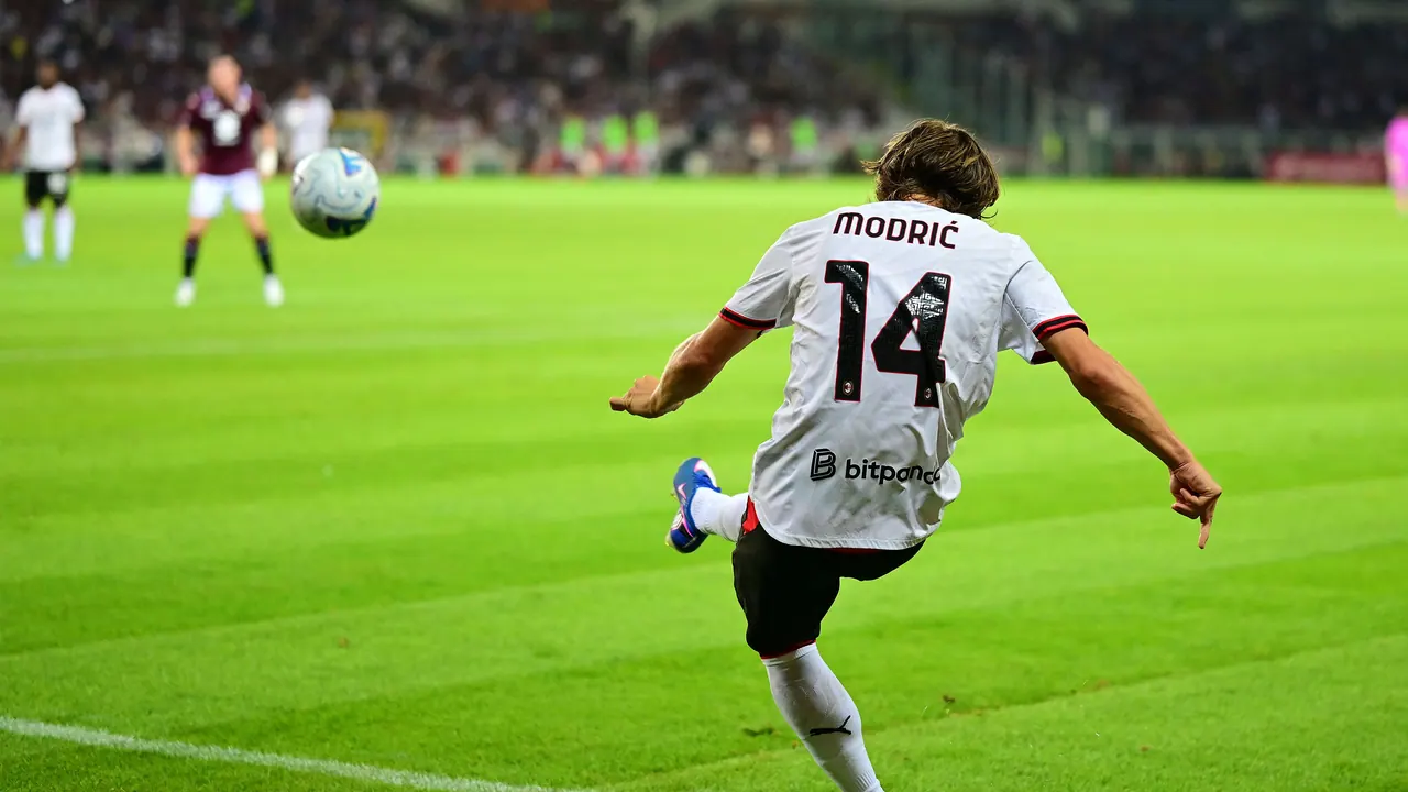 Sassuolo – Milan Serie A, bild från TV4 Play+