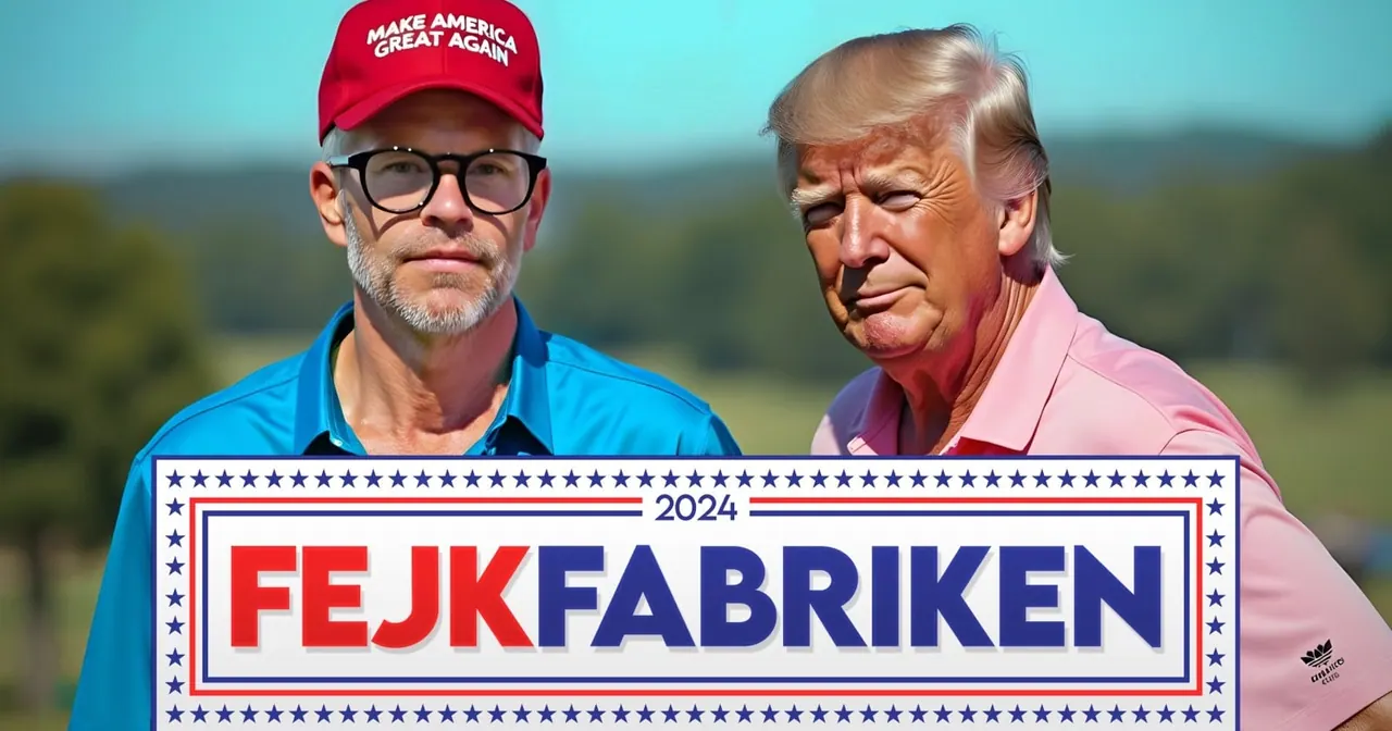 Fejkfabriken, bild från SVT Play
