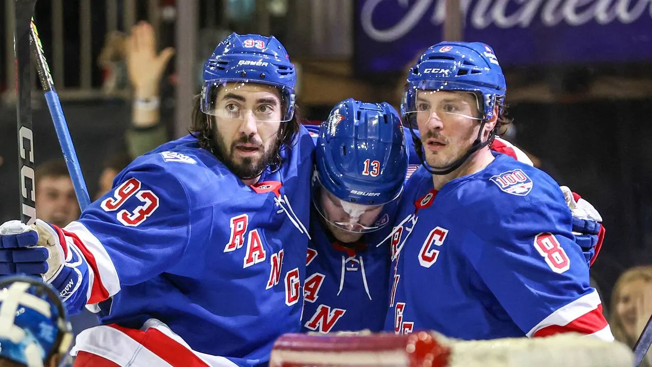NY Rangers – NY Islanders, bild från Viaplay