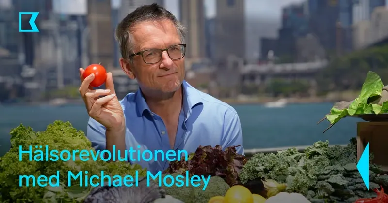 Hälsorevolutionen med Michael Mosley, bild från SVT Play