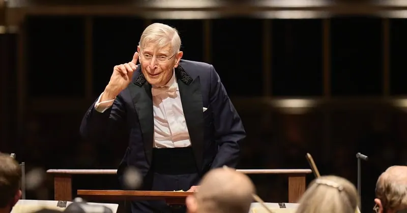 Nielsens fyra med Blomstedt, bild från SVT Play