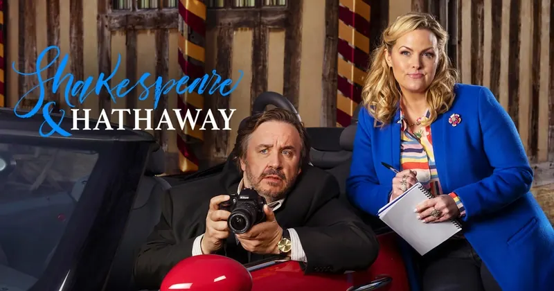 Privatdetektiverna Shakespeare och Hathaway, bild från TV4 Play