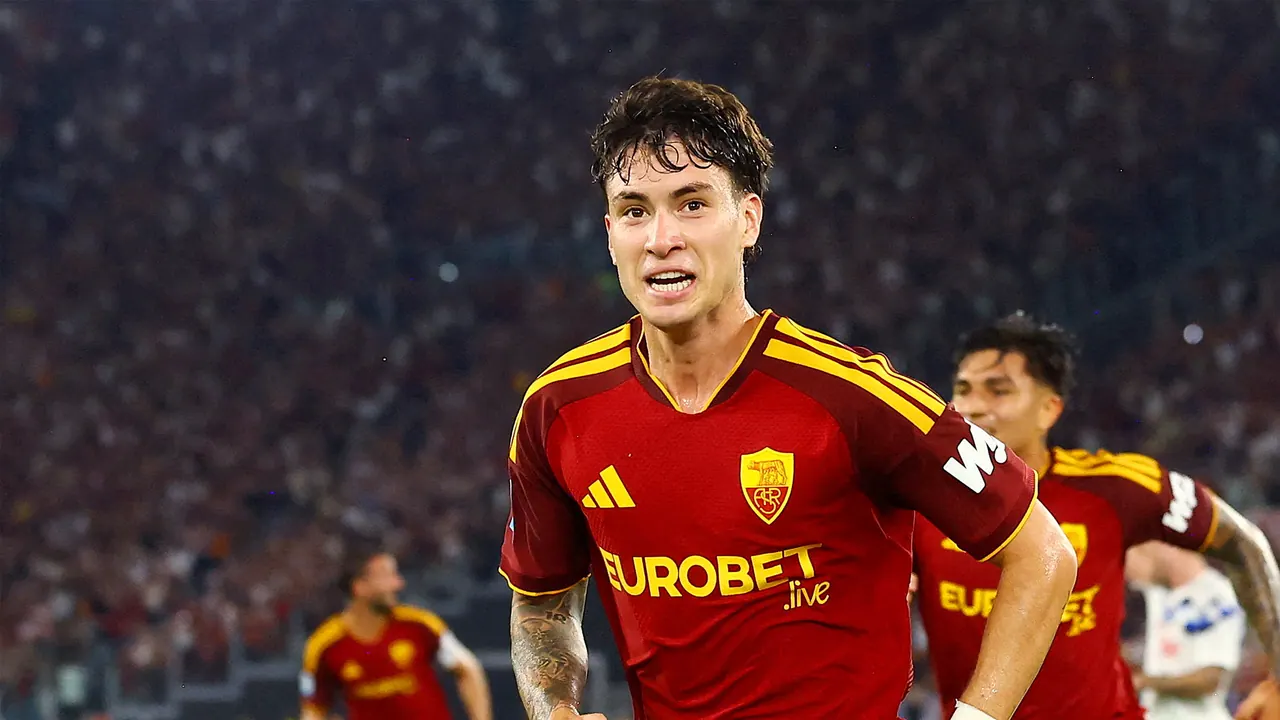 Roma – Cagliari, bild från TV4 Play+