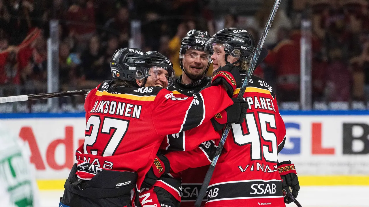 Luleå – Frölunda, bild från TV4 Play+