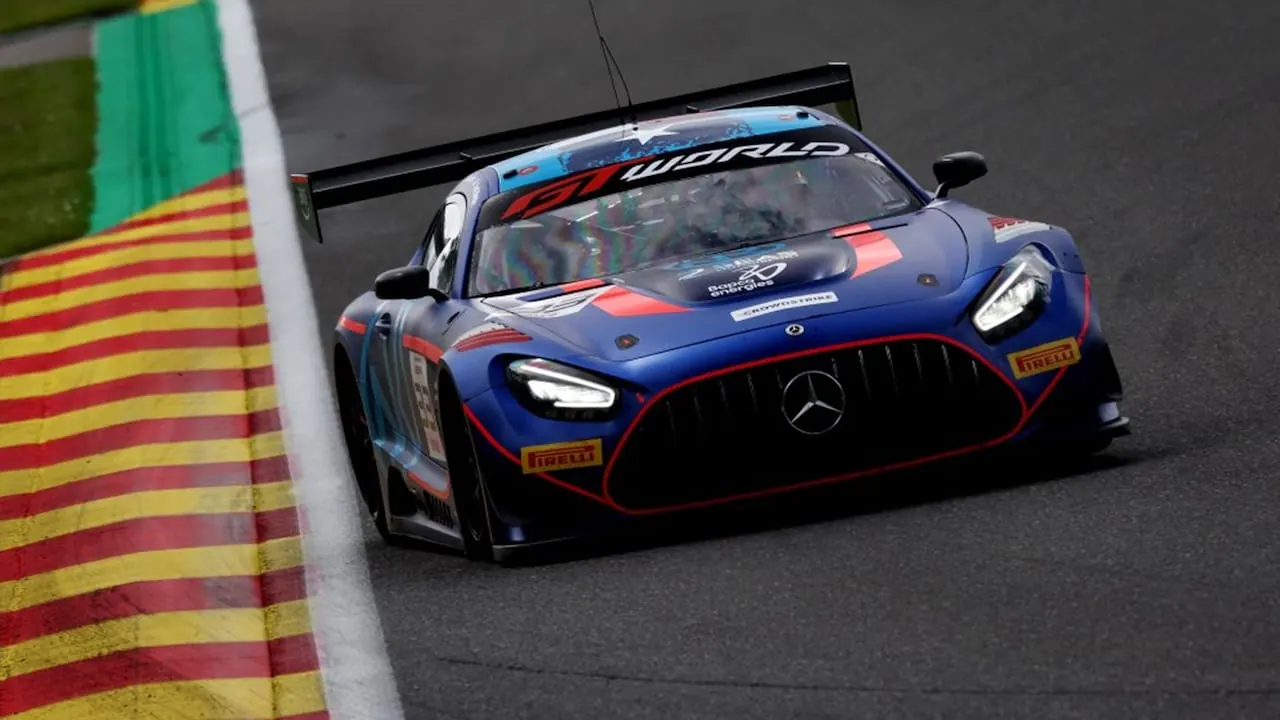 GT World Challenge Europe: Barcelona, bild från Viaplay
