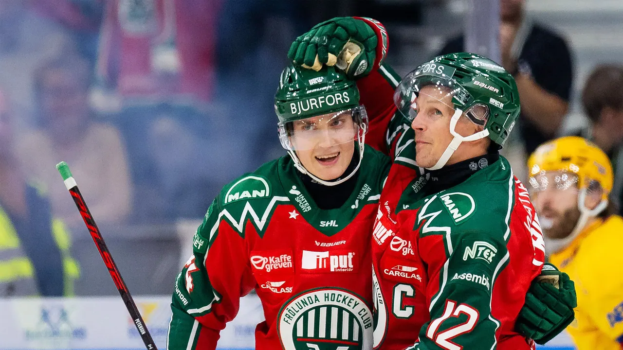 Frölunda – Rögle, bild från TV4 Play+