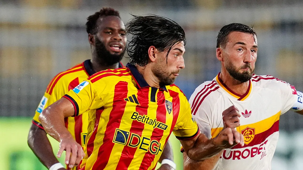 Lecce – Genoa, bild från TV4 Play+