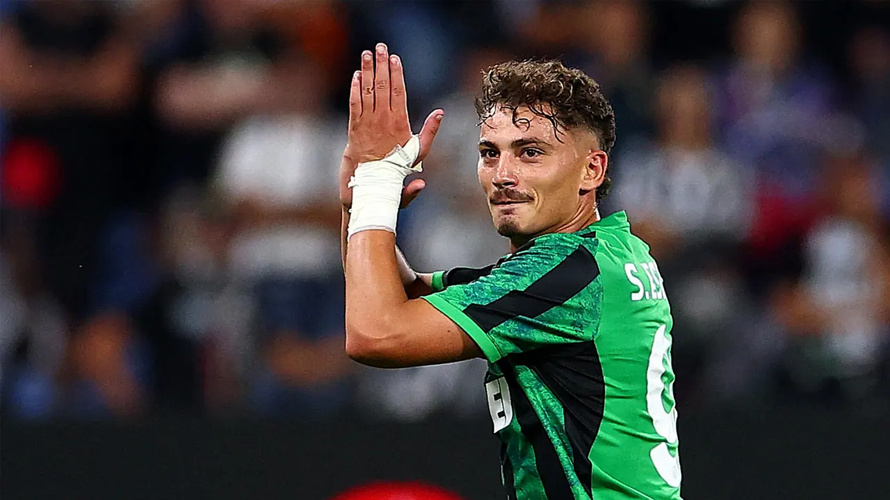 Sassuolo – Fiorentina, bild från TV4 Play+