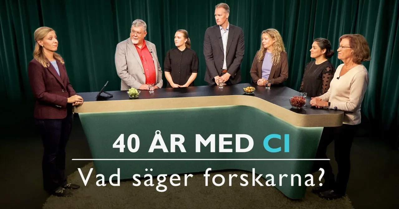 40 år med CI – Vad säger forskarna?, bild från SVT Play