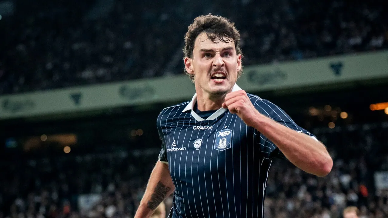 FC Roskilde – AGF, bild från Viaplay