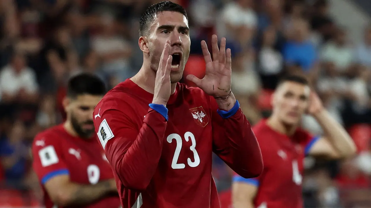 Serbien – Grekland, bild från Viaplay