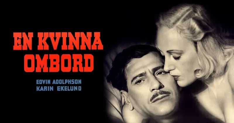 En kvinna ombord, bild från SVT Play