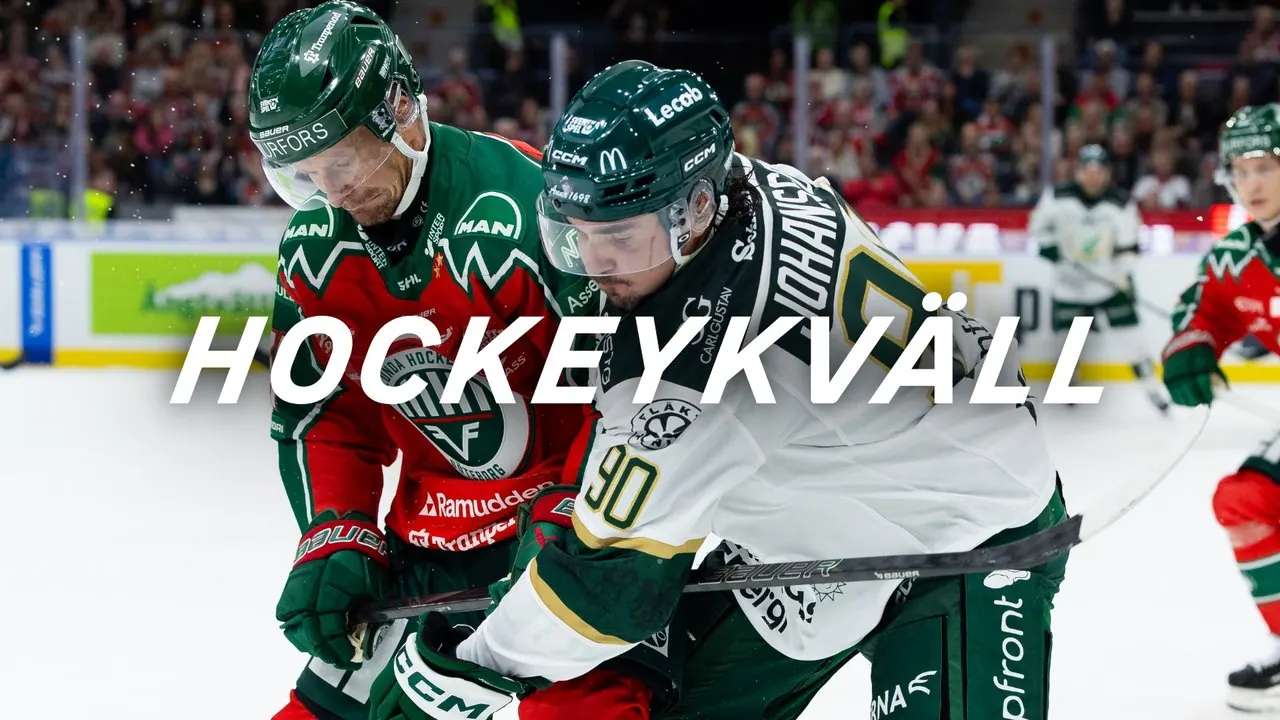 Hockeykväll, bild från SVT Play