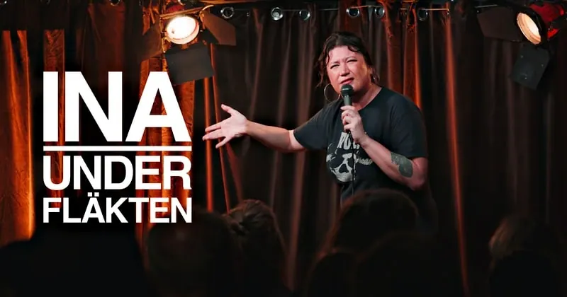 Ina under fläkten, bild från SVT Play