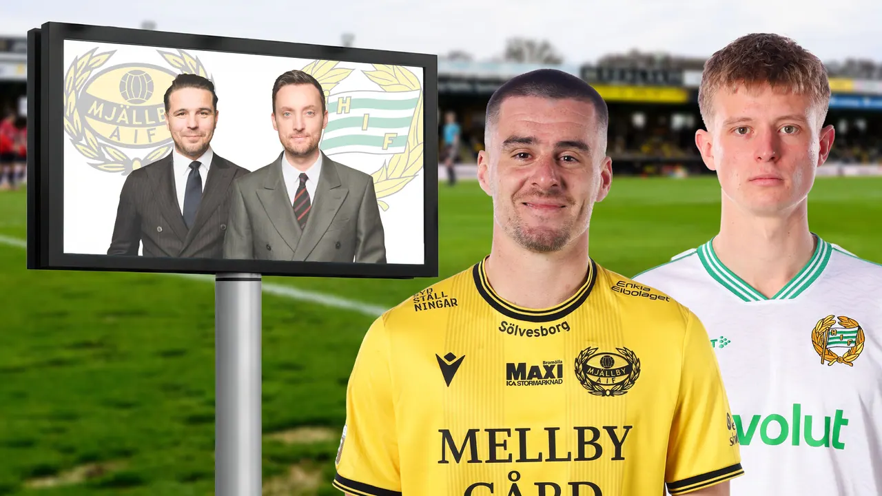 Mjällby – Hammarby, bild från TV4 Play+