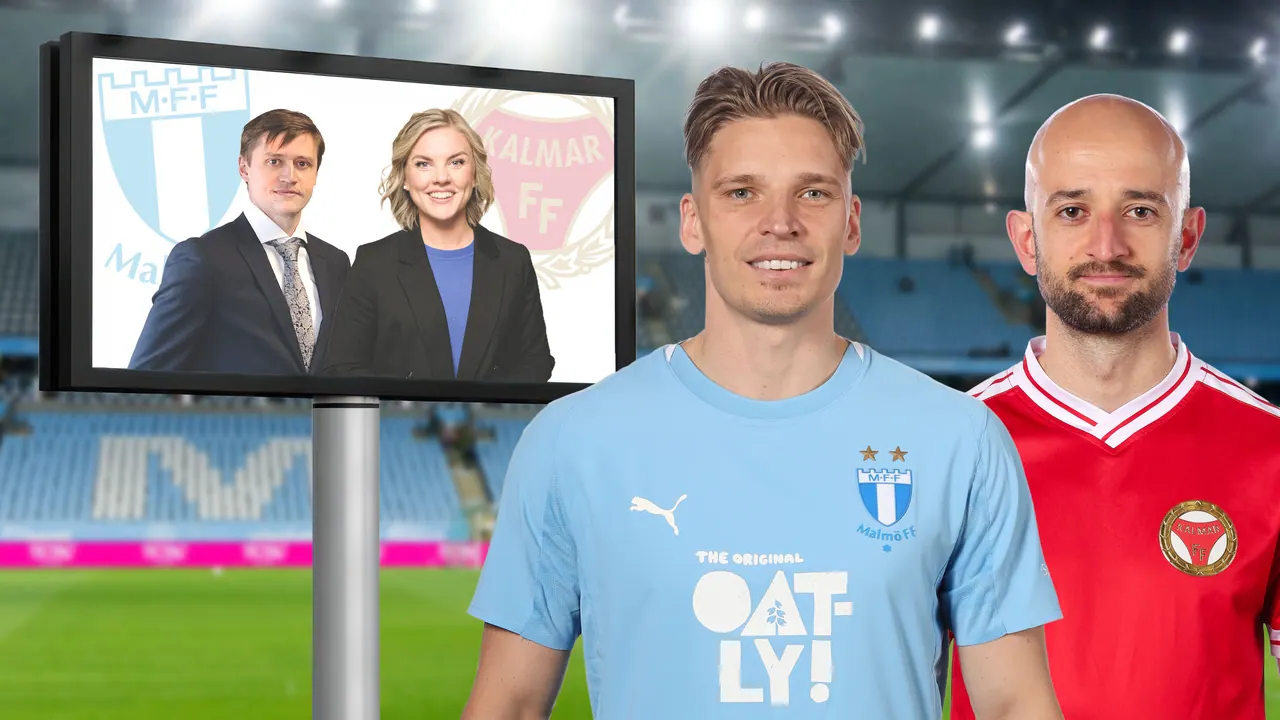 Malmö FF – Kalmar FF, bild från TV4 Play+