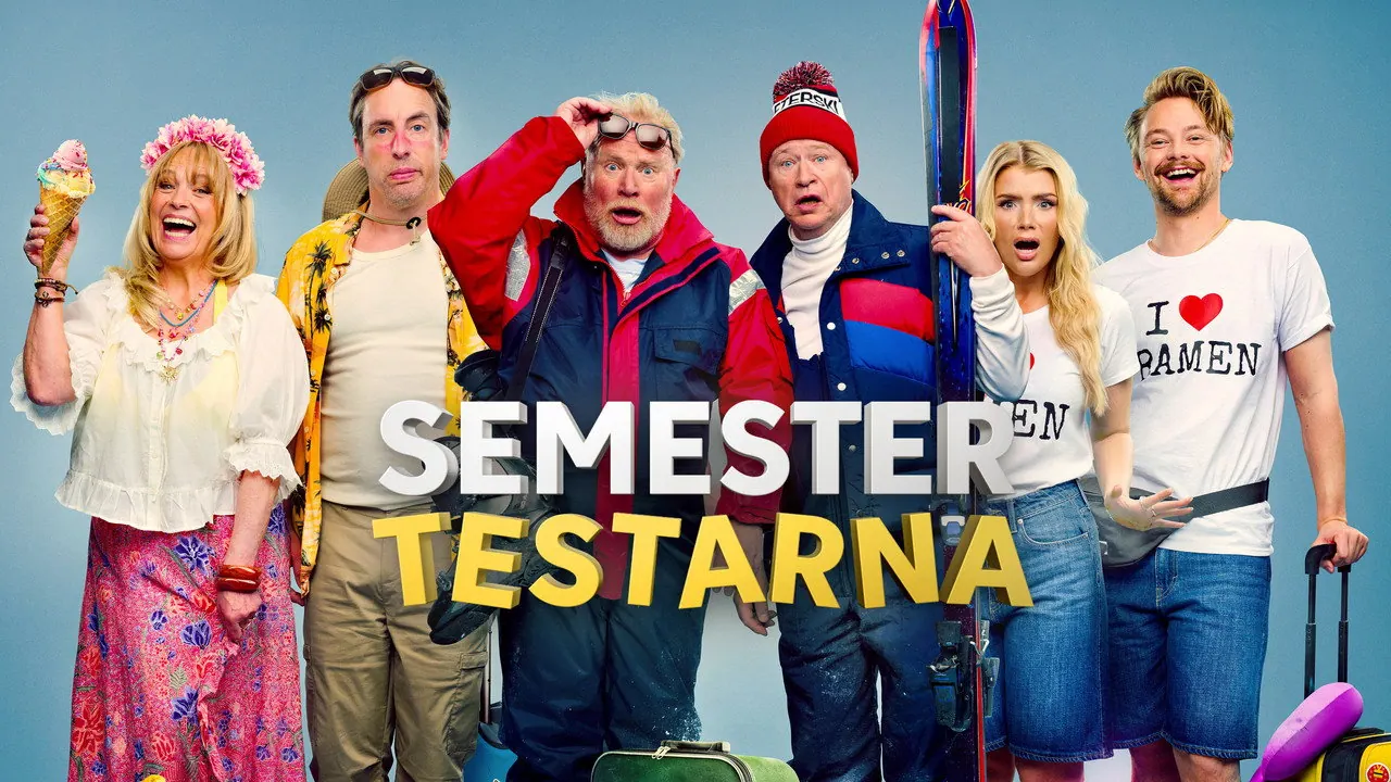 Semestertestarna, bild från HBO Max