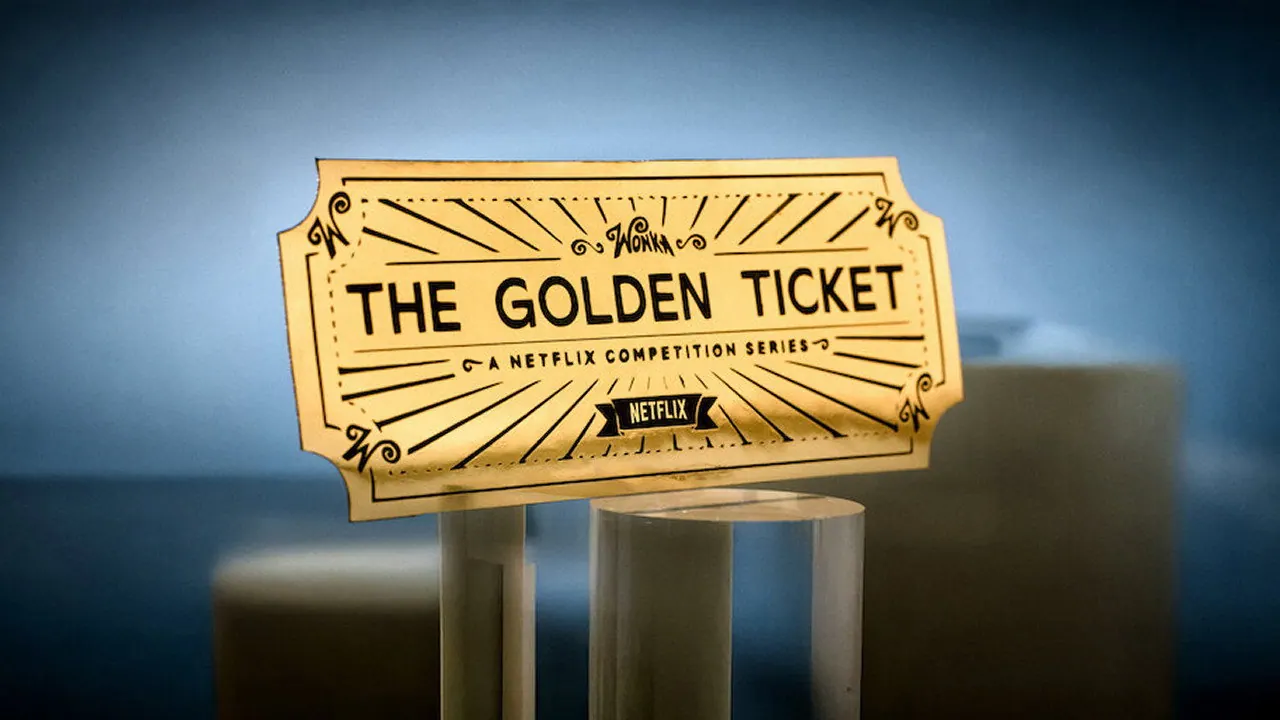 Wonka's The Golden Ticket, bild från Netflix