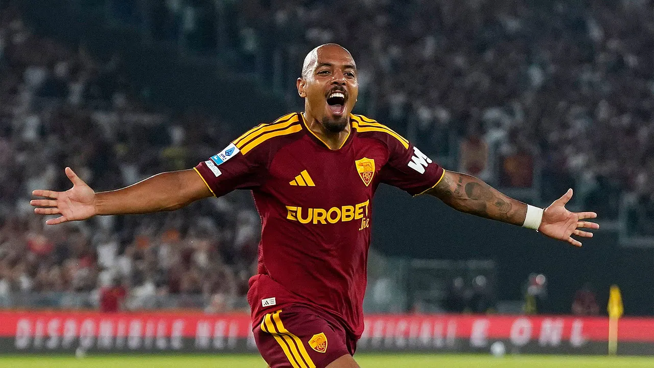 Roma – Sassuolo, bild från TV4 Play+