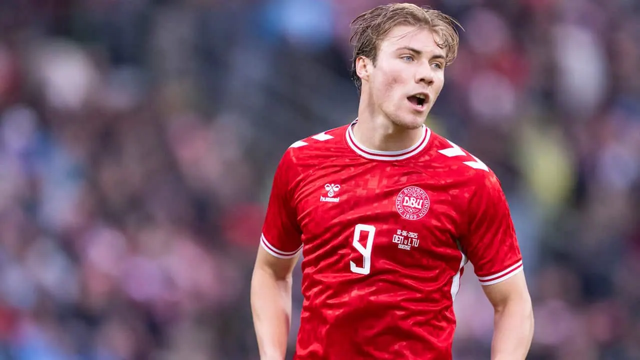 Danmark – Wales, bild från Viaplay