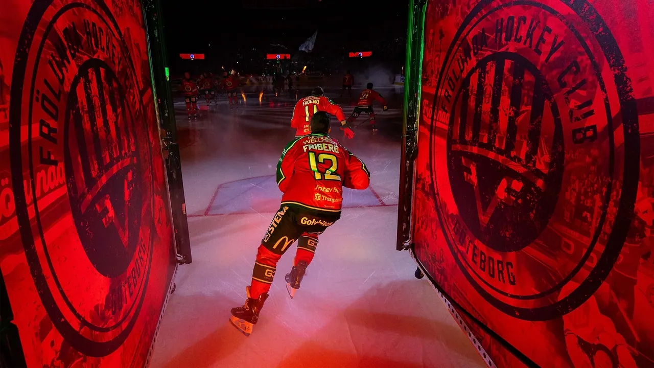 Frölunda – Djurgården, bild från TV4 Play+