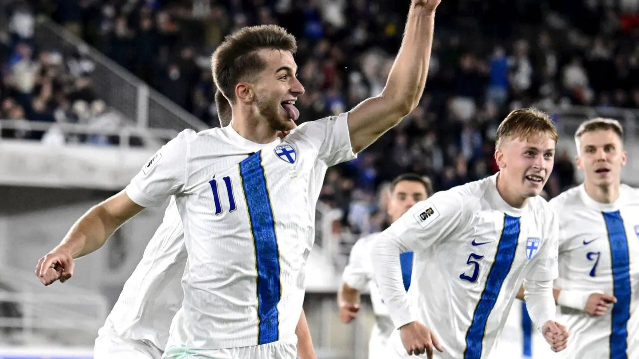 San Marino – Finland, bild från Viaplay