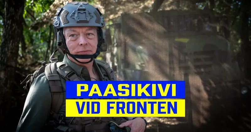 Paasikivi vid fronten, bild från SVT Play
