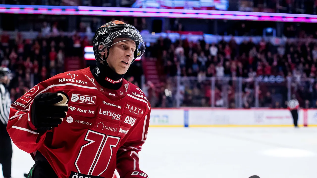 Örebro – Växjö, bild från TV4 Play+