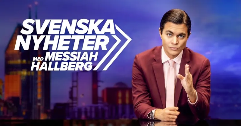 Svenska nyheter, bild från SVT Play