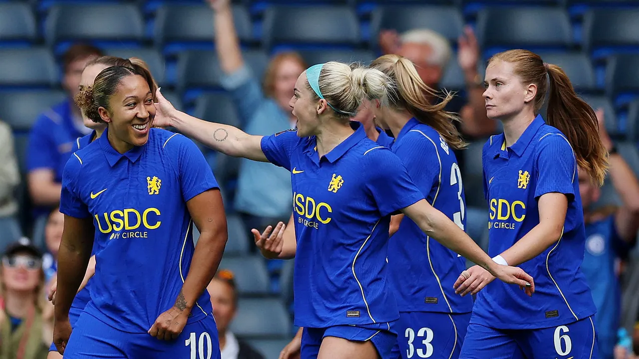 West Ham – Chelsea, bild från TV4 Play+