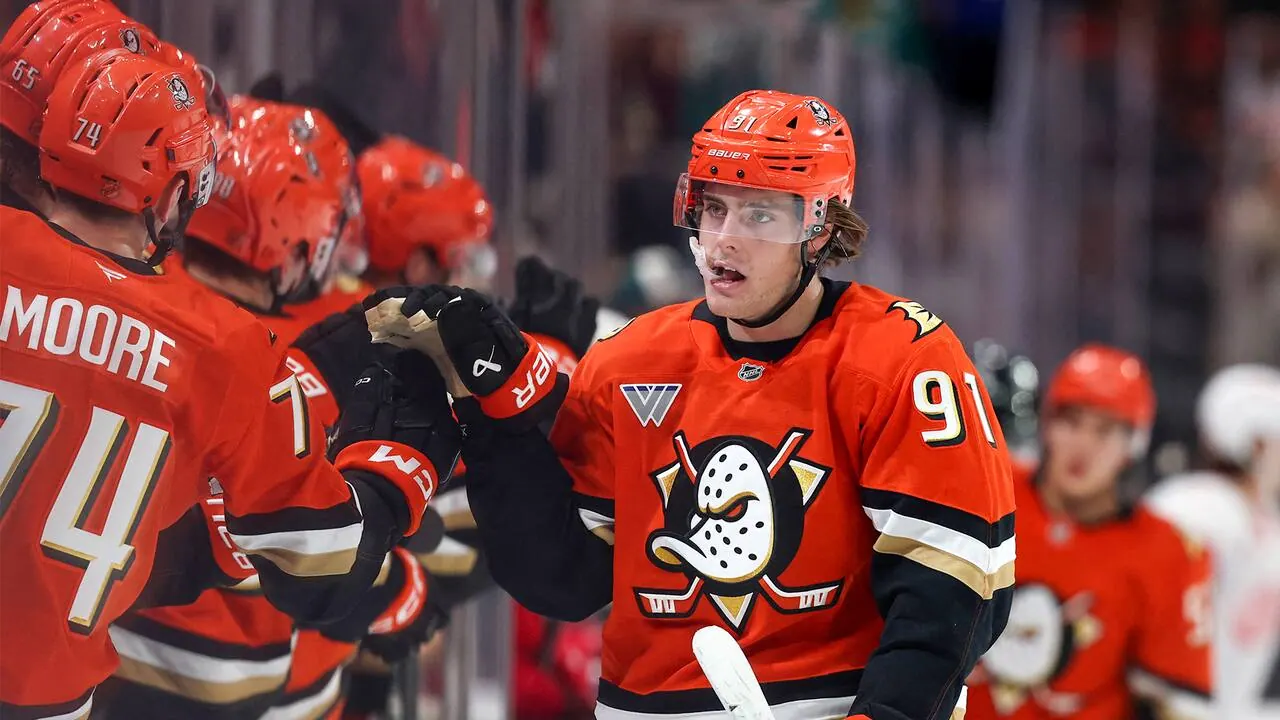 Anaheim – Vancouver, bild från Viaplay