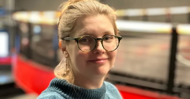 Ung och dövblind, bild från SVT Play