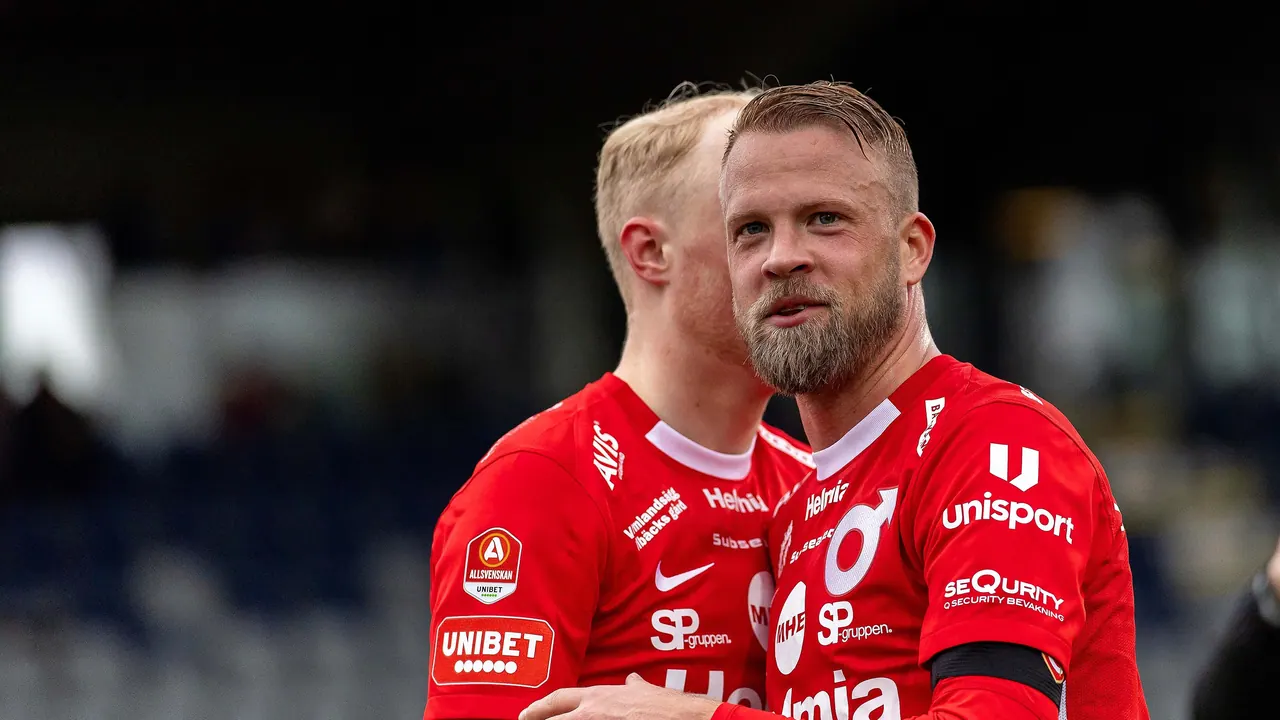 Degerfors IF – Kalmar FF, bild från TV4 Play+