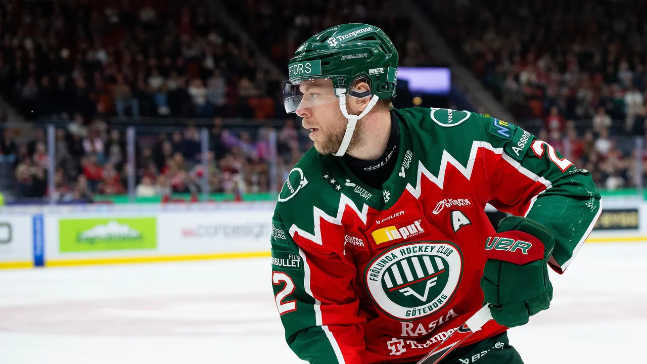 Frölunda – Färjestad, bild från TV4 Play+