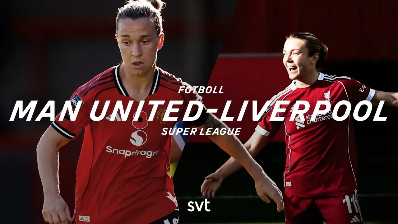 Manchester United-Liverpool, bild från SVT Play