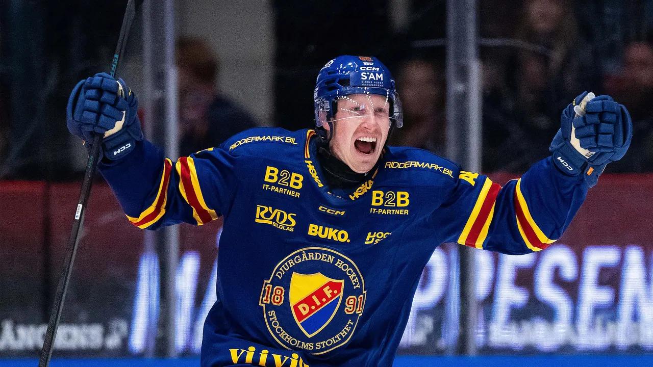 Djurgårdens IF – HV71, bild från TV4 Play+