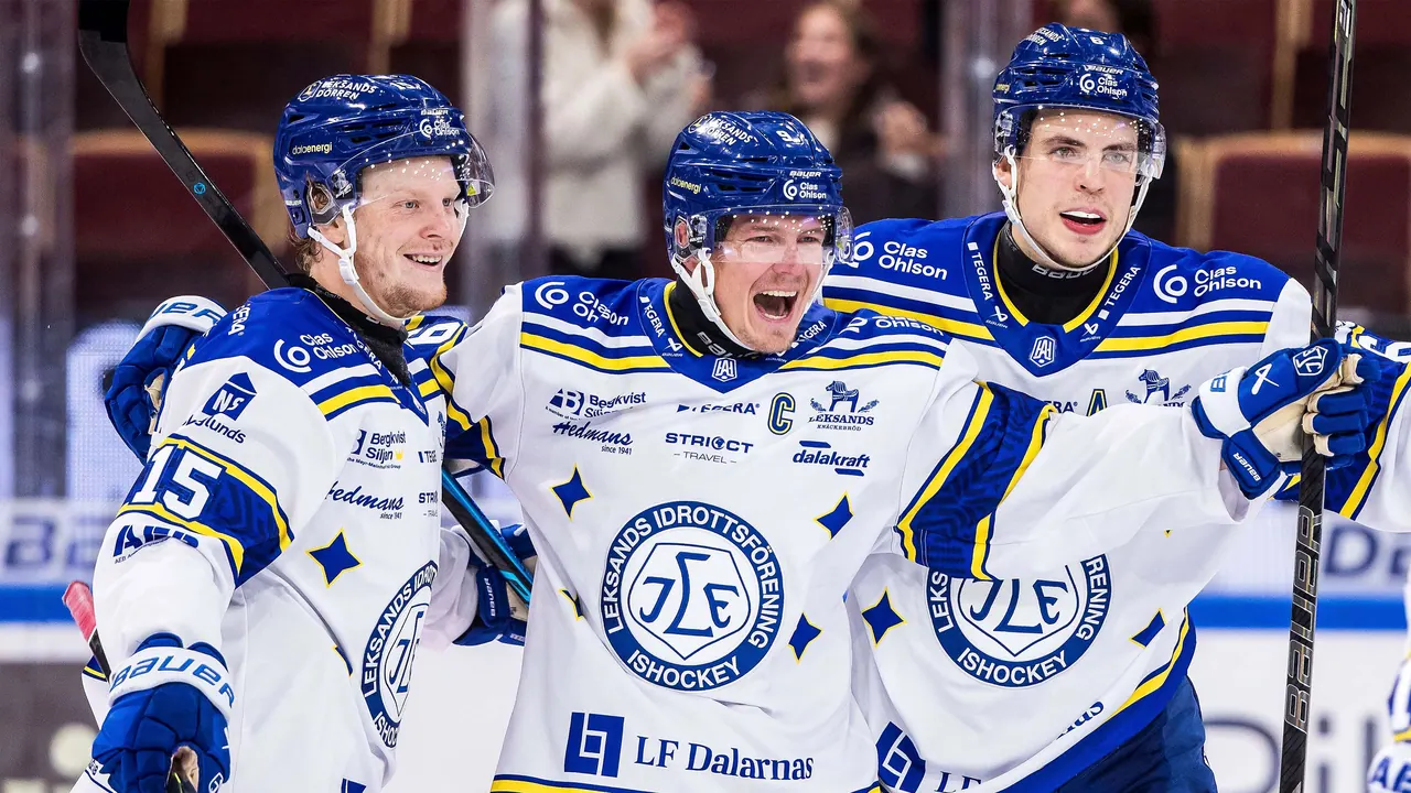 Leksands IF – Kalmar HC, bild från TV4 Play+