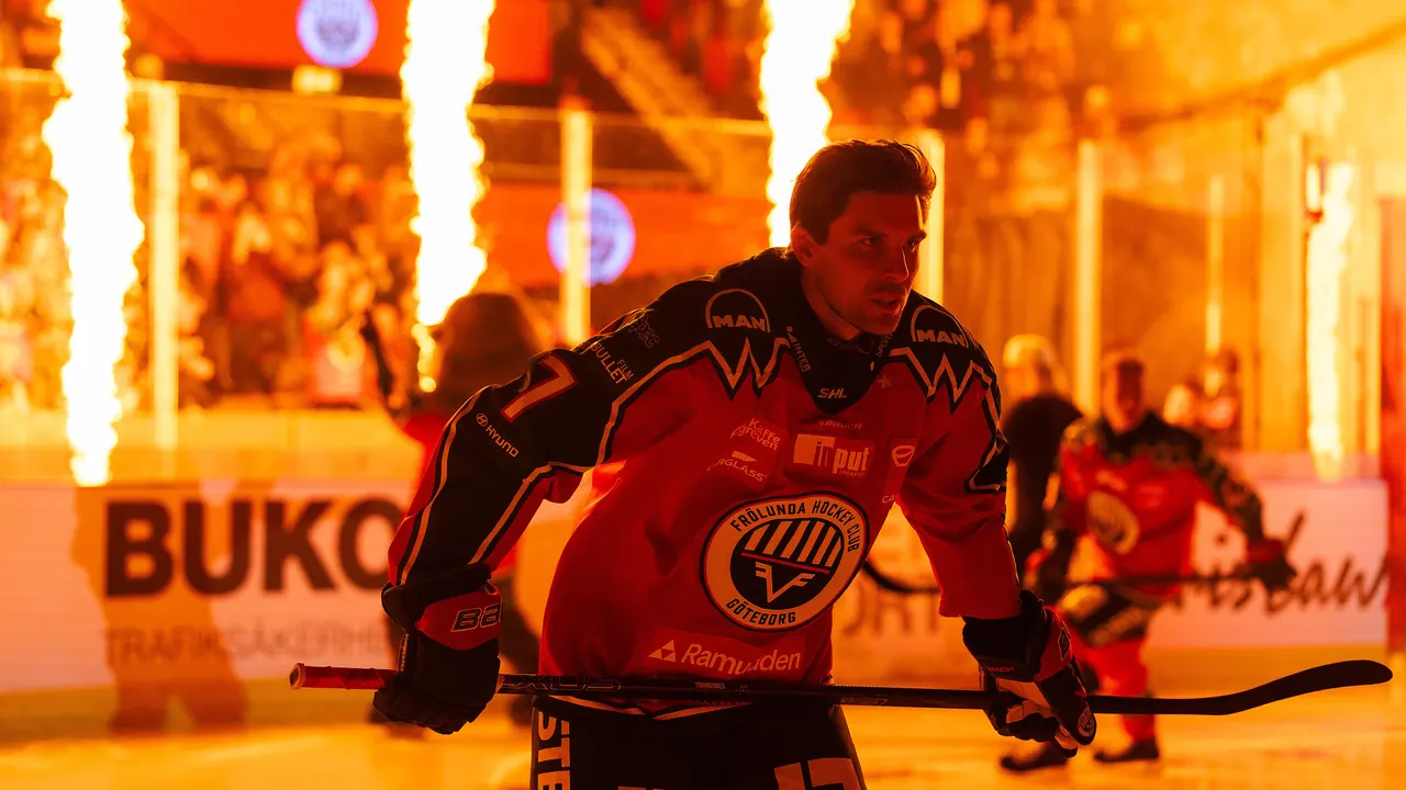 Frölunda – Linköping, bild från TV4 Play+