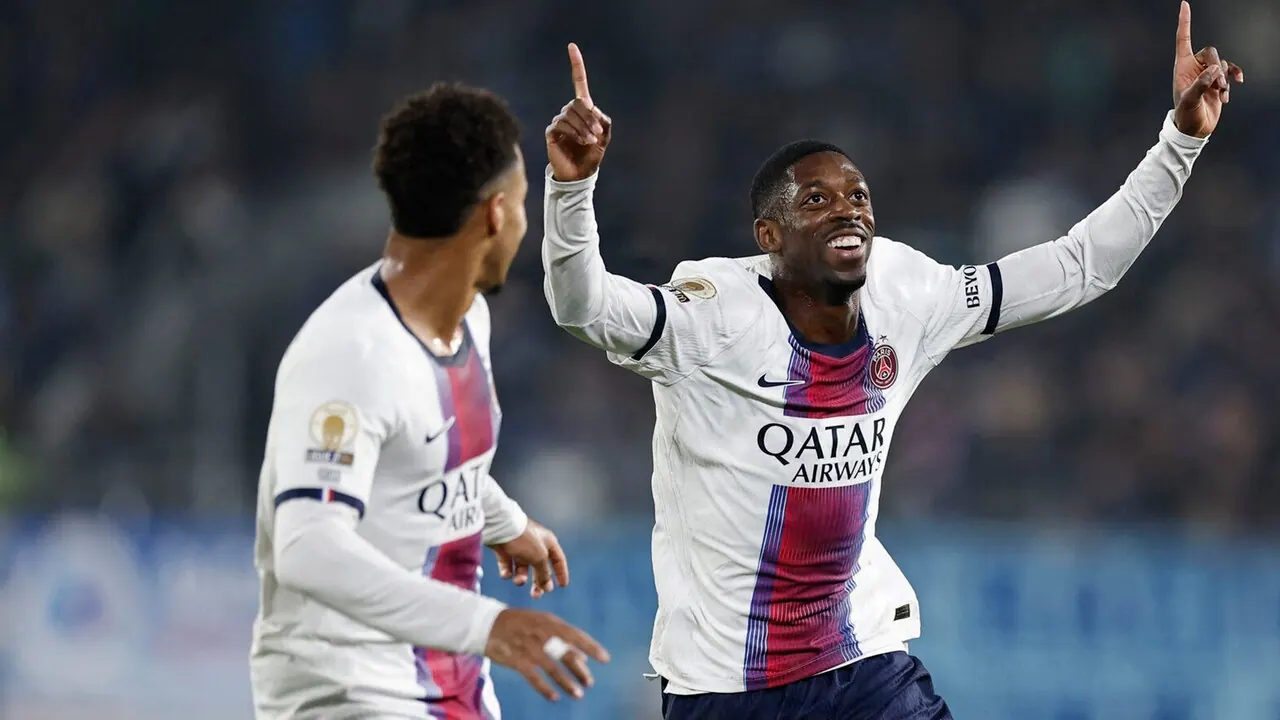 Le Havre – PSG, bild från Viaplay