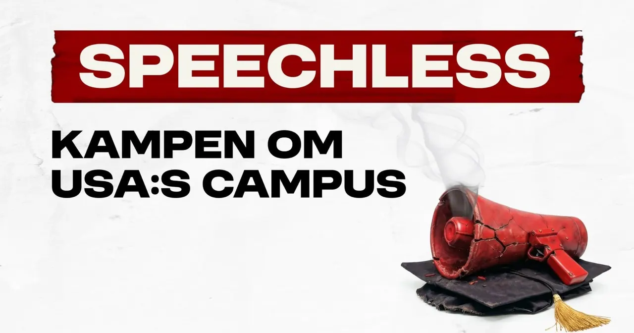 Dox: Speechless – kampen om USA:s campus, bild från SVT Play