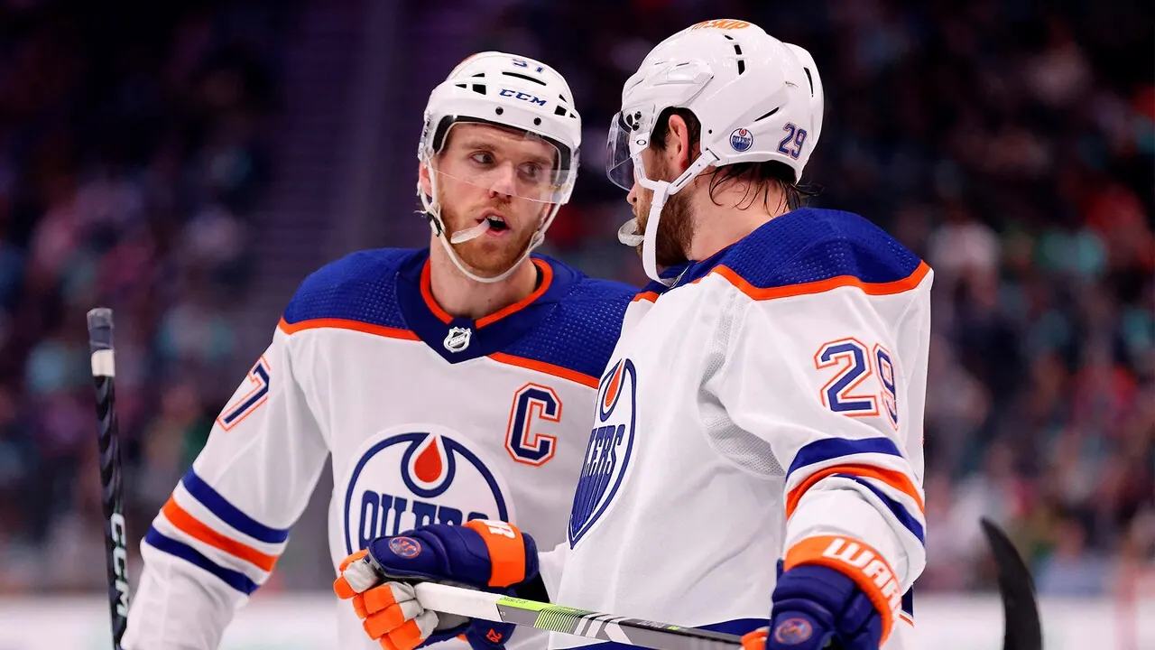 Utah – Edmonton, bild från Viaplay