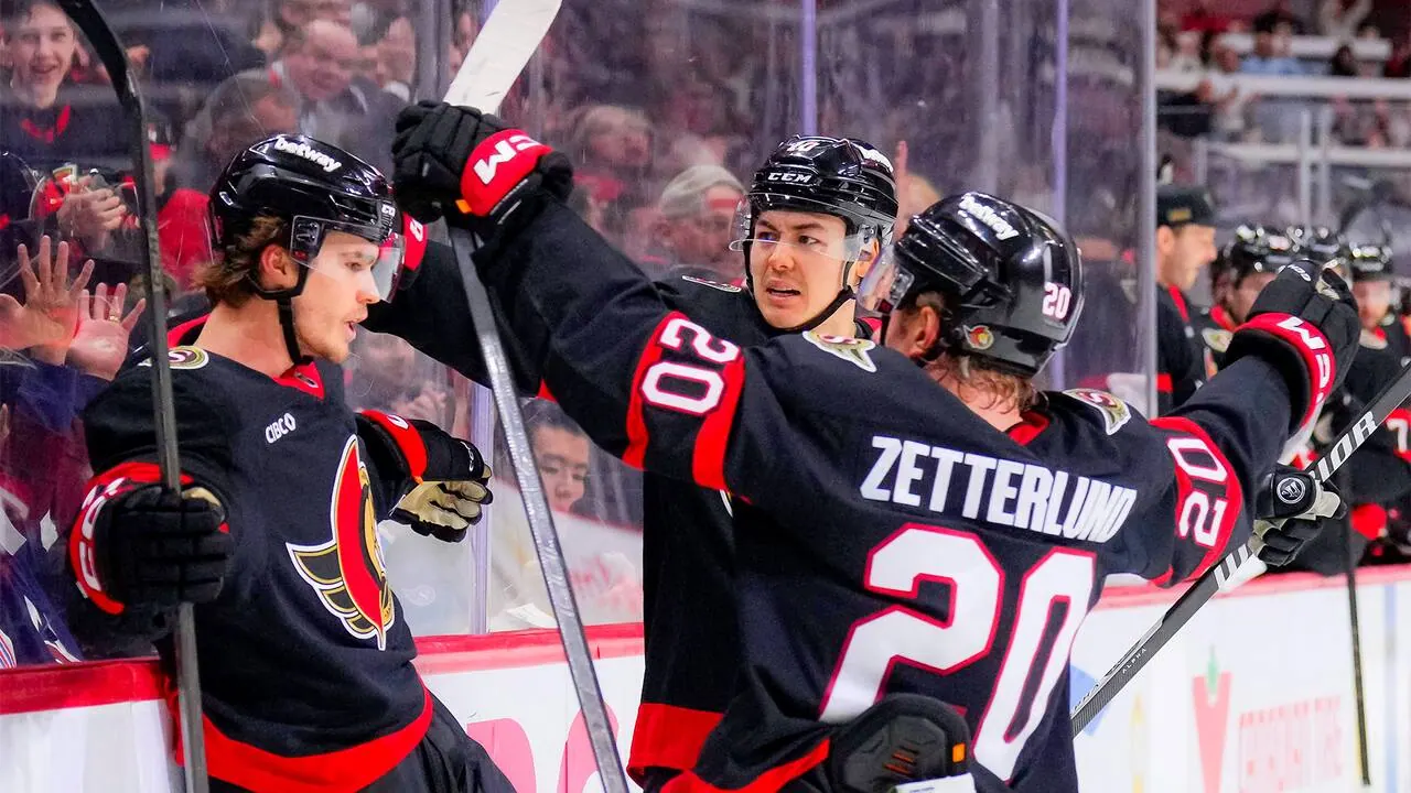 Ottawa – NY Islanders, bild från Viaplay