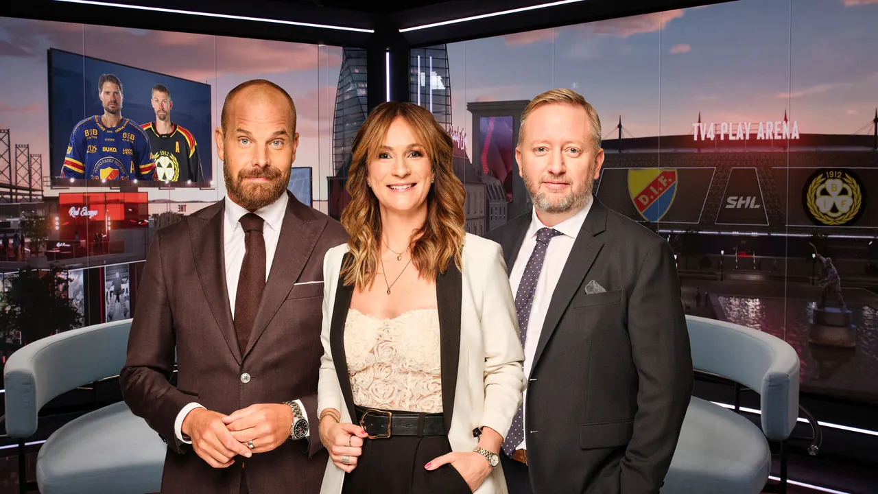 Djurgården – Brynäs, bild från TV4 Play+