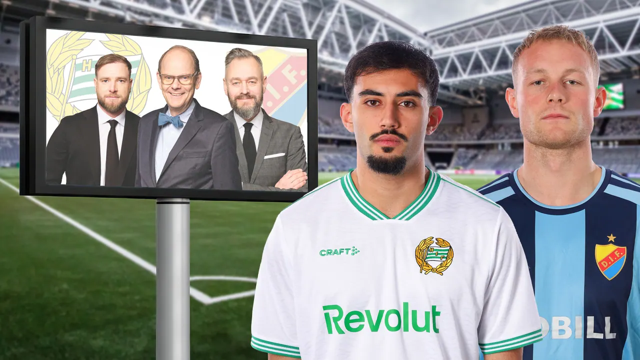 Hammarby IF – Djurgårdens IF, bild från TV4 Play+