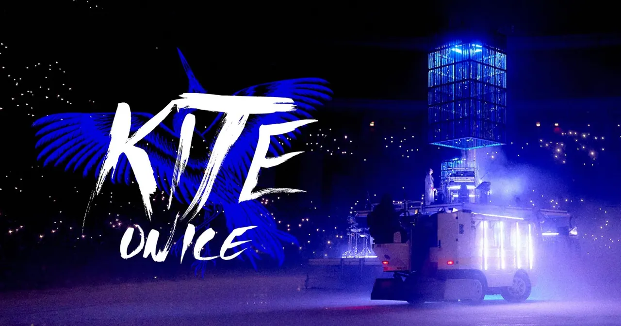 Kite on ice, bild från SVT Play