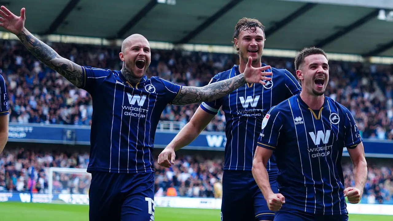 Millwall – Derby, bild från Viaplay
