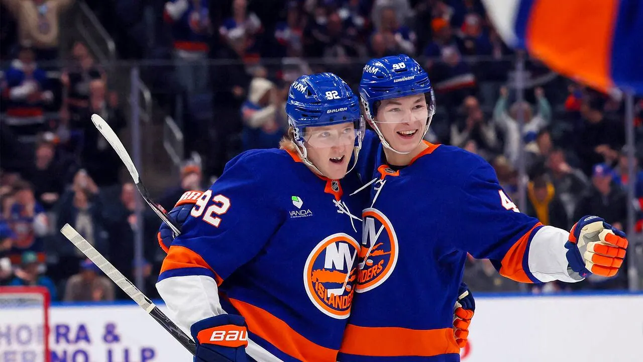 NY Islanders – New Jersey, bild från Viaplay